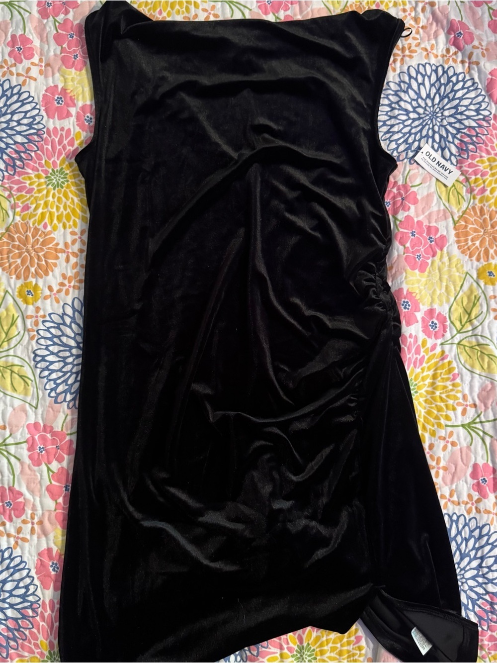 NWT large Maternity Asymmetrical Shoulder Mini Dress